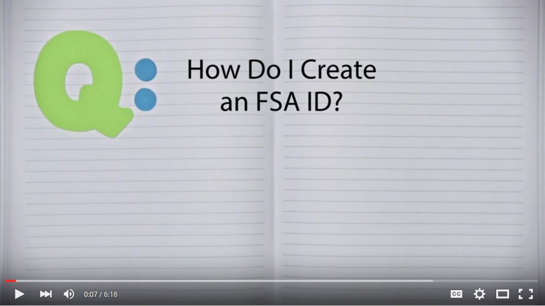 How to Create An FSA ID